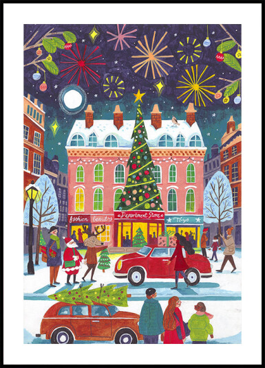 Christmas in the City Plakat Plakat / 30x40cm Christmas in the City Plakat Plakat / 30x40cm