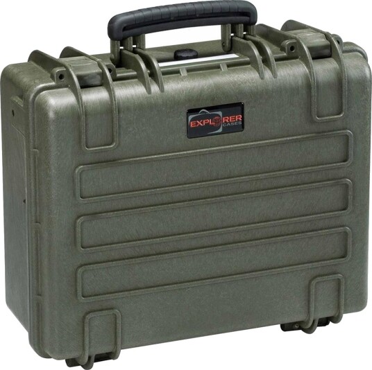 EXPLORER 4419 Flightcase med skuminnlegg - 450x350x190mm - Olivengrønn EXPLORER 4419 Flightcase med skuminnlegg - 450x350x190mm - Olivengrønn