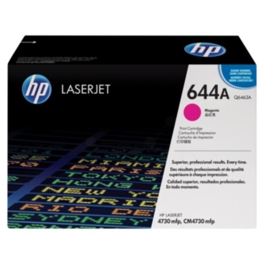 HP Q6463A HP 644A Tonerkassett Magenta HP Q6463A HP 644A Tonerkassett Magenta