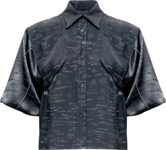 MM6 Maison Margiela, Dame, Bluser & Skjorter, Svart, S,