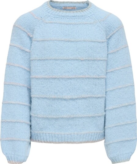 Kids Only Genser Strikk KogScandic Kasjmir Blue/Spaceded Y Kids Only 9 10 år (134 140) Genser Blå Lyseblå