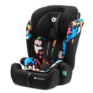Kinderkraft Bilstol Comfort Up i-Size Bilbarnestol 76-150 cm Happy Shapes