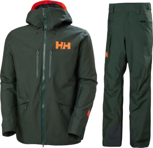 Helly Hansen Garibaldi 2.0 skisett herre mørkegrønn Helly Hansen Garibaldi 2.0 skisett herre mørkegrønn