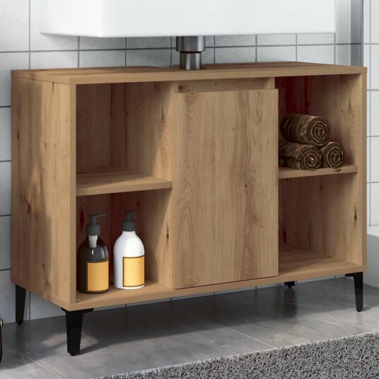 Servantskap artisan eik 80x33x60 cm konstruert tre Servantskap artisan eik 80x33x60 cm konstruert tre