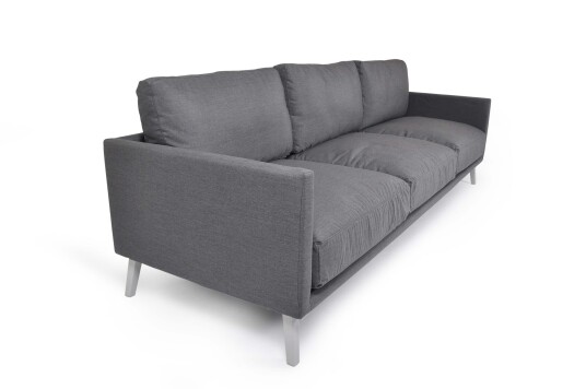 Fritab Easy 3-seter sofa Grå Sunbrella Grå