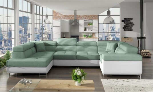 Seksjon Eltap Letto 340x202x90 cm Soro 34 Soft 17 Venstre