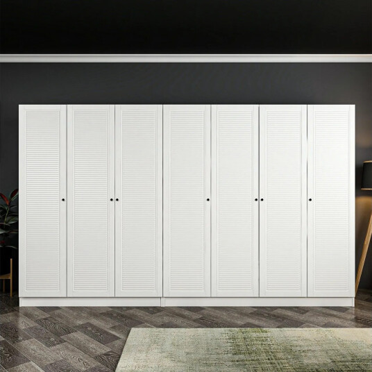 Fruitland Garderobe 315 cm - Hvit