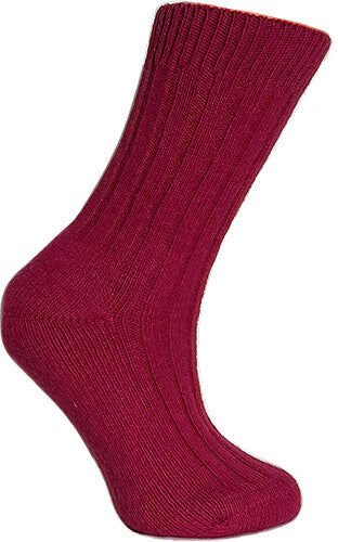 Clemente Merinoull Sokker Cerise   Str. 35/38