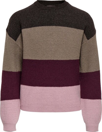 Kids Only Genser   Strikk   Noos   KogSandy   Minnesmerke Lilac/   Kids Only   9 10 år (134 140)   Genser Bordeaux Brun Rosa Svart