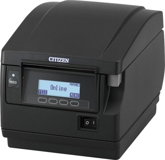Citizen Ct S851iii   Kvitteringsskriver   Direktetermisk   Rull 8,25 Cm   203 Dpi   Inntil 500 Mm/Sek   Usb 2.0   Kutter   Svart