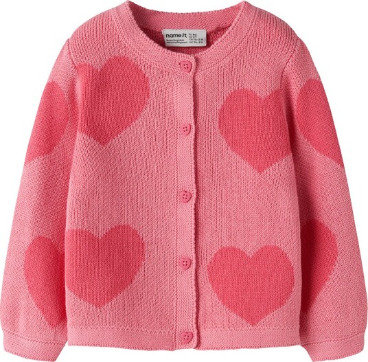 Name It Nmflianax Ls Knit Card Pink 116