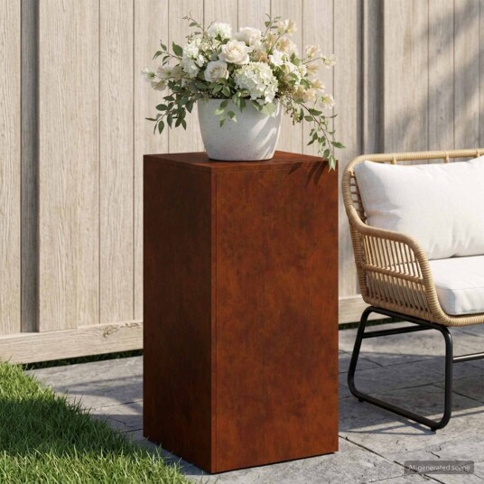 vidaXL Planteholder Rusten 40 x 40 x 80 cm Cortenstål