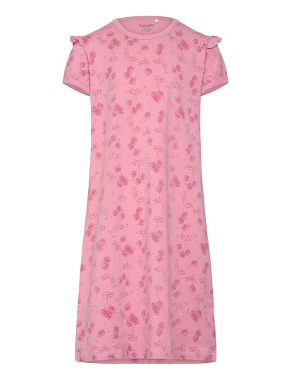 CeLaVi Nightdress Ss -Aop Pink 80