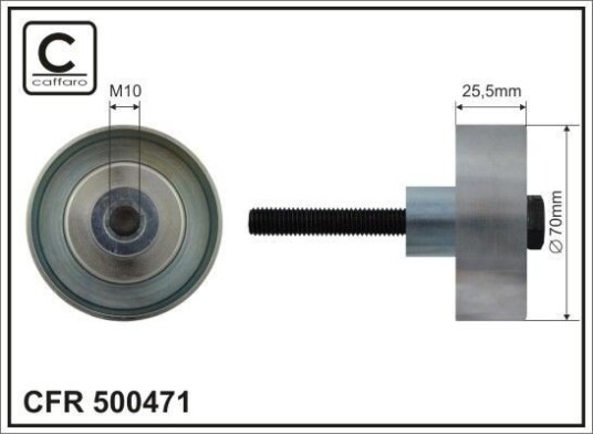 Løpehjul vifterem CAFFARO 500471
