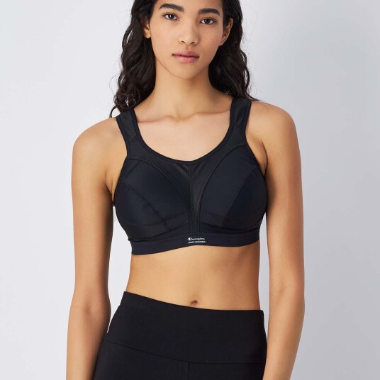 Shock Absorber BH D+ Sports Bra Svart polyester H 75 Dame Shock Absorber BH D+ Sports Bra Svart polyester H 75 Dame