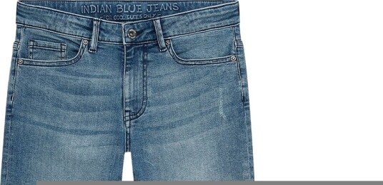 Indian Blue Jeans Jeans Vid Loose Passform Medium+ Denim Indian Blue Jeans 14 år (164) Jeans Blå Lyseblå