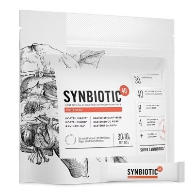 Synbiotic40 Enhanced pulver 30 dagsposer Synbiotic40 Enhanced pulver 30 dagsposer