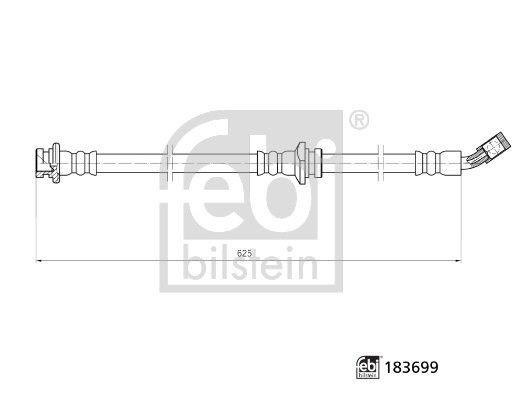 Bremseslange FEBI BILSTEIN 183699