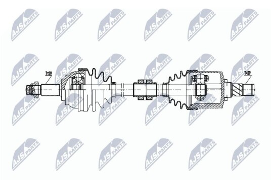 Nty Drivaksel NTY NPW NS 169