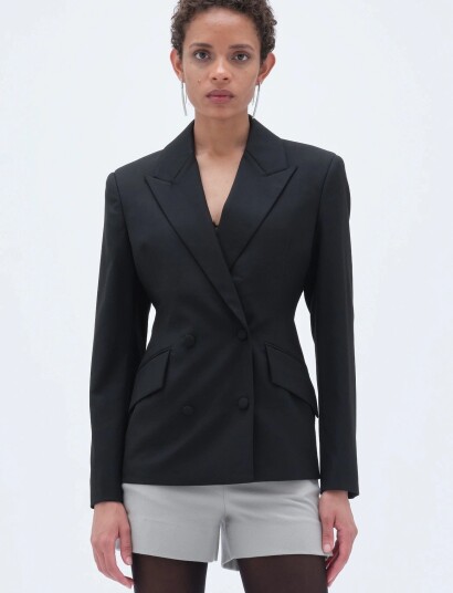 REMAIN Birger Christensen Fitted Blazer Black 40