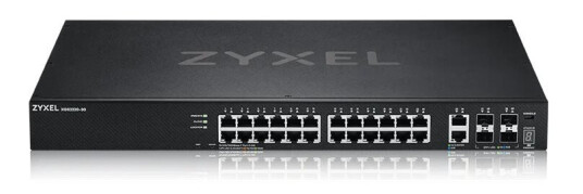 Zyxel Xgs2220 Series Xgs2220-30 - Switch - L3-Tilgang, Nebulaflex Cloud - Styrt - 24 X Gigabit Ethernet + 6 X 10/100/1000 (Opplink) - Stasjonær, Rackmonterbar