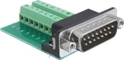 Delock Seriell Adapter 15 Pin D Sub Db 15 Hann Til 16 Pinners Terminalblokk Delock Seriell Adapter 15 Pin D Sub Db 15 Hann Til 16 Pinners Terminalblokk