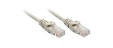 Lindy 3m Cat5e U/UTP Nettverkskabel Grå RJ-45 Lindy 3m Cat5e U/UTP Nettverkskabel Grå RJ-45