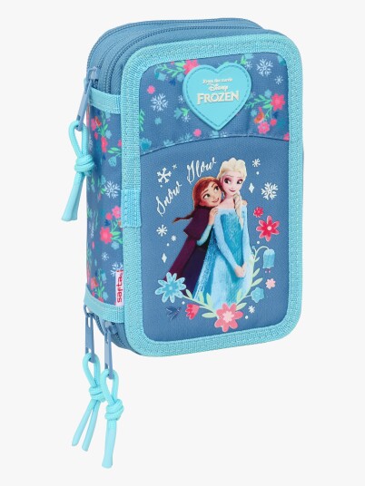 Disney Frozen Fylt Trippelpennal 37 Deler Blå