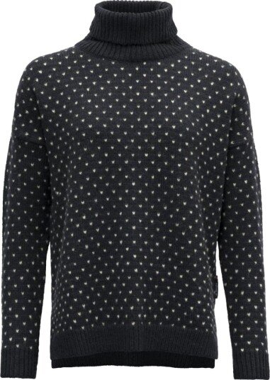 Devold SØRISEN WOOL SWEATER WMN Dame, 284A INK/GREY, XS Devold SØRISEN WOOL SWEATER WMN Dame, 284A INK/GREY, XS