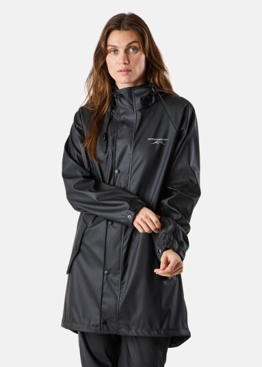 Väderöarna Coat W Black/Black 42 Regnjakker Väderöarna Coat W Black/Black 42 Regnjakker