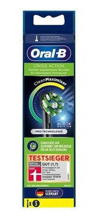Oral-B Børstehoder CrossAction CleanMaximiser Black Edition