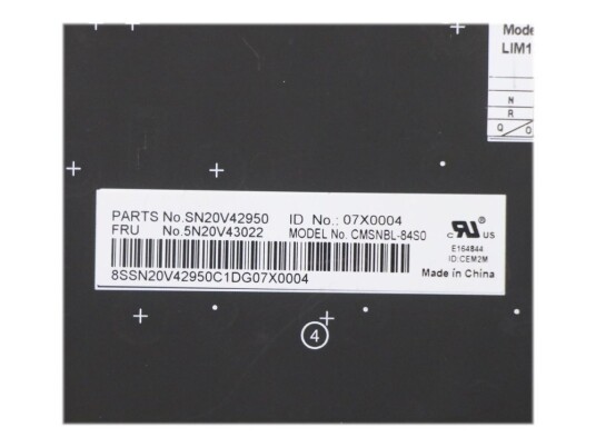 Chicony - Erstatningstastatur For Bærbar Pc - Med Trackpoint - Qwerty - Svensk/Finsk - Svart - Fru - For Thinkpad L13 Gen 2  L13 Yoga Gen 2  X13 Gen 1