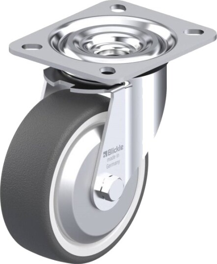 Blickle 306290 L-Poth 100Ka-Fa Hjul, Hjuldiameter 100 Mm, Bæreevne (Maks.) 250 Kg (1 Stk.)
