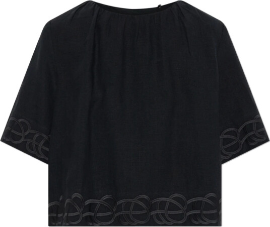By Malene Birger Dame Topper Svart M,