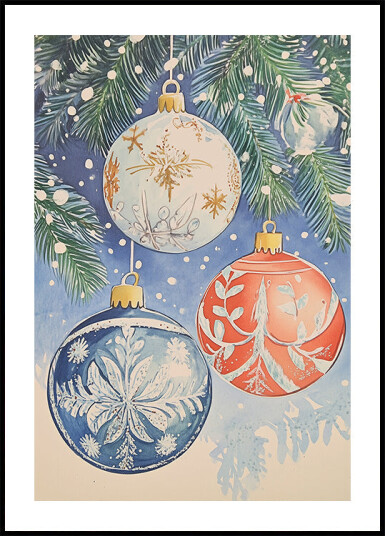 Christmas Ornaments II Plakat Plakat / 70x100cm