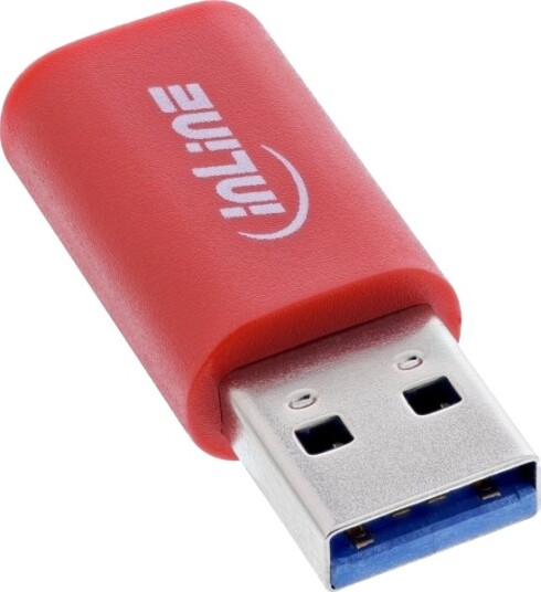 Inline Usb Datakabler Sperreadapter Usb A Hann Til Usb C Hunn 5 V 1,5 A 31652