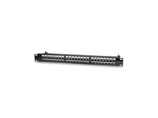 Techly 24 X Rj45 Cat.6A Ieee 802.3 Ieee 802.3Ab Ieee 802.3An Ieee 802.3U 10/100/1000Base TX 10 Gigabit Ethernet Raskt Ethernet Gigabit Ethernet 10000 Mbit/S Rj 45 Cat6a