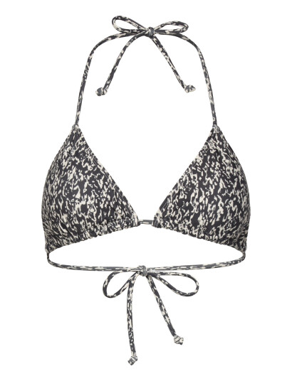 Rosemunde Triangle Bikini Top - Black - L
