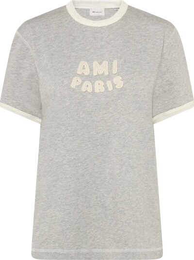 AMI Short Sleeves T Shirt   Grey   XS