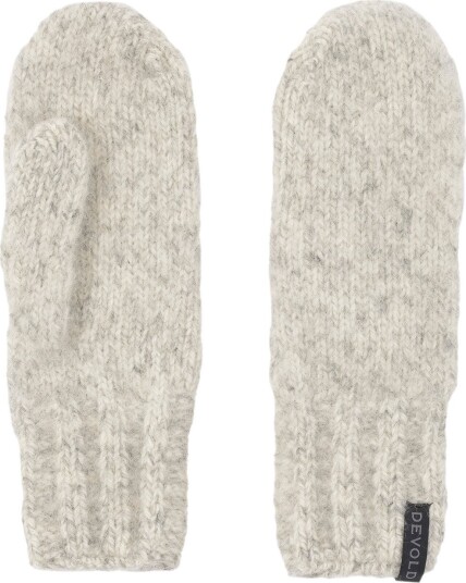 Devold Nansen Wool Mitten Grey Melange L