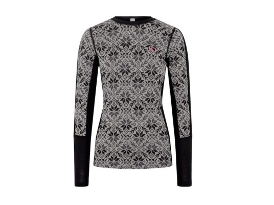 Kari Traa Anna baselayer trøye merino svart dame Kari Traa Anna baselayer trøye merino svart dame