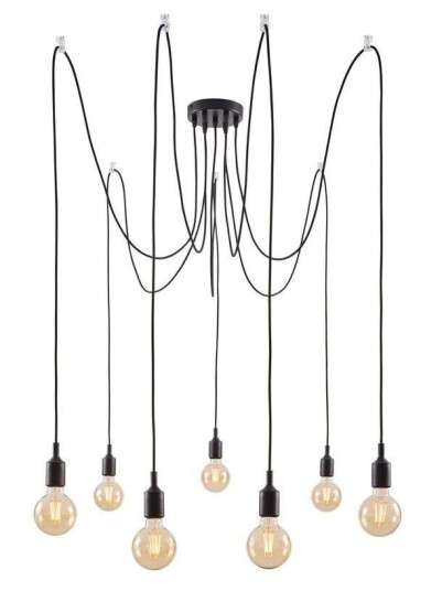 Paulmann - Ketil 7 Pendel Black