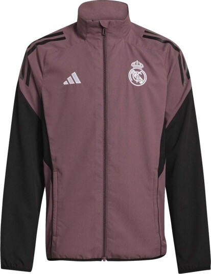 Real Madrid Treningsjakke Presentation Tiro 25 Lilla/svart Barn adidas størrelse 128 cm