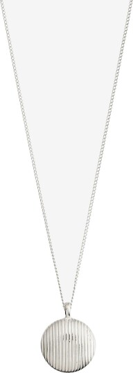 Pilgrim Xena Coin Necklace Silver Plated SILVER PLATED One Size