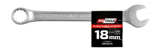 Awtools Kombinasjonsnøkkel 18 Mm (Aw40018)