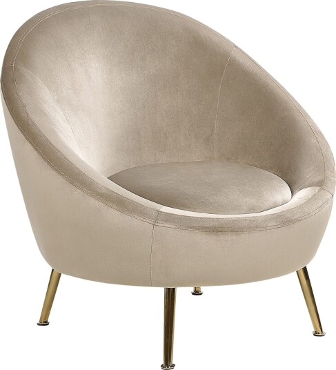 Lenestol Langa - Beige, gull