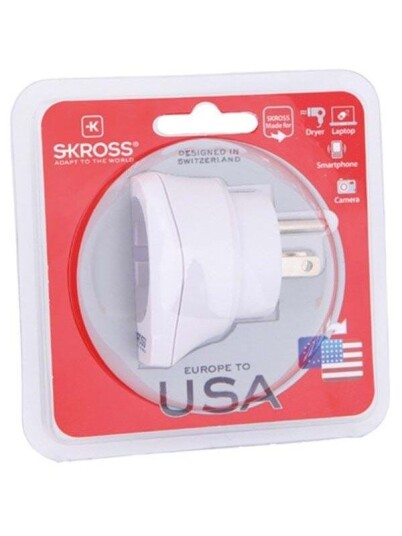 SKross Travel Adapter Europe to USA SKross Travel Adapter Europe to USA