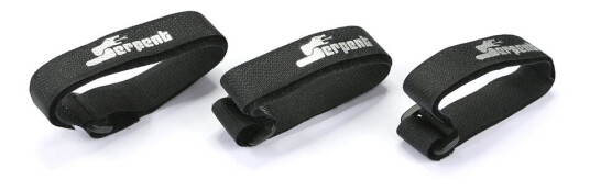 Serpent SER-600960 Velcro Batterystrap Set SRX8 (3)