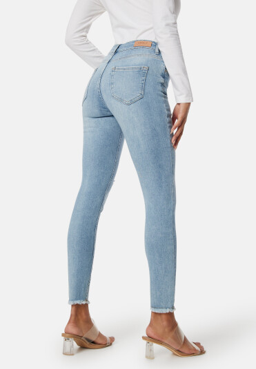 ONLY Onlblush Mid Skinny Ankle Denim Light Medium Blue Denim XS/32