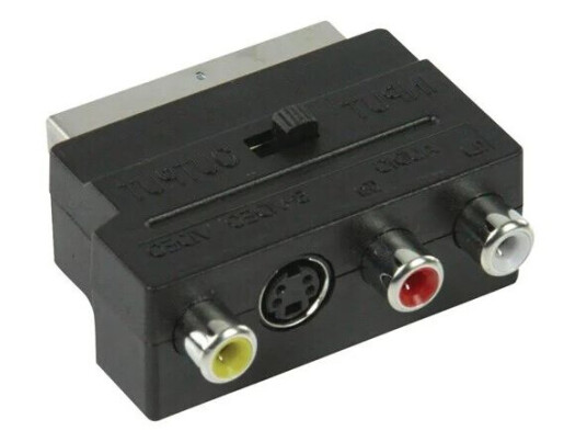 Nedis video / audio adaptor - S-Video / composite video / audio